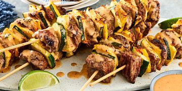 Peruvian Steak Skewers